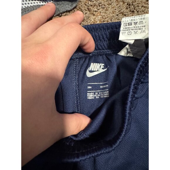 Nike Lot 3 Pairs Shorts Size 18M Red Blue Gray Athletic Toddler Infant - Picture 8 of 8